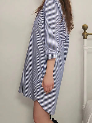 Blusa Azul, Blanco · T-XL · AB1108