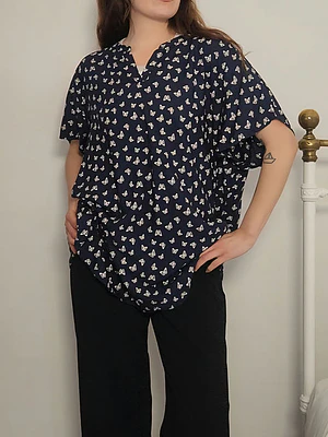 Blusa Azul · T-2XL · AB1109