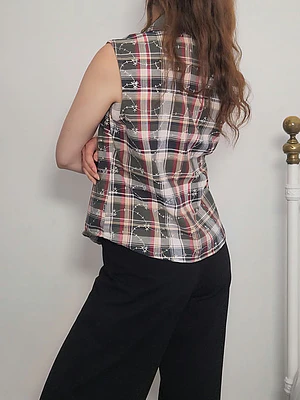 Blusa Verde, Rojo · T-M · AB1111