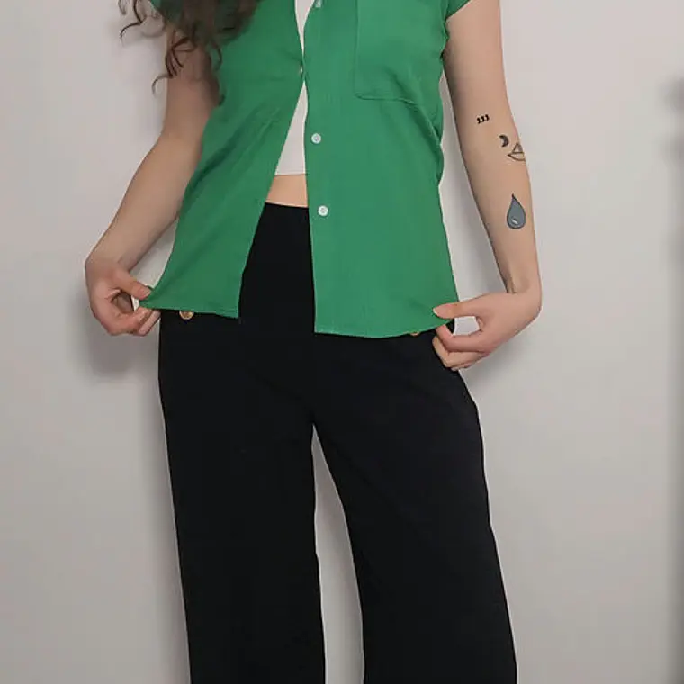 Blusa Verde · T-S · AB1115 1