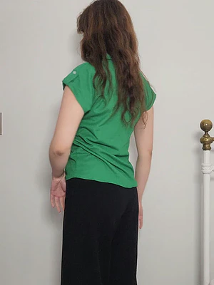 Blusa Verde · T-S · AB1115