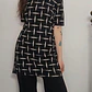 Vestido Negro, Blanco · T-L · AB11 - Miniatura 2