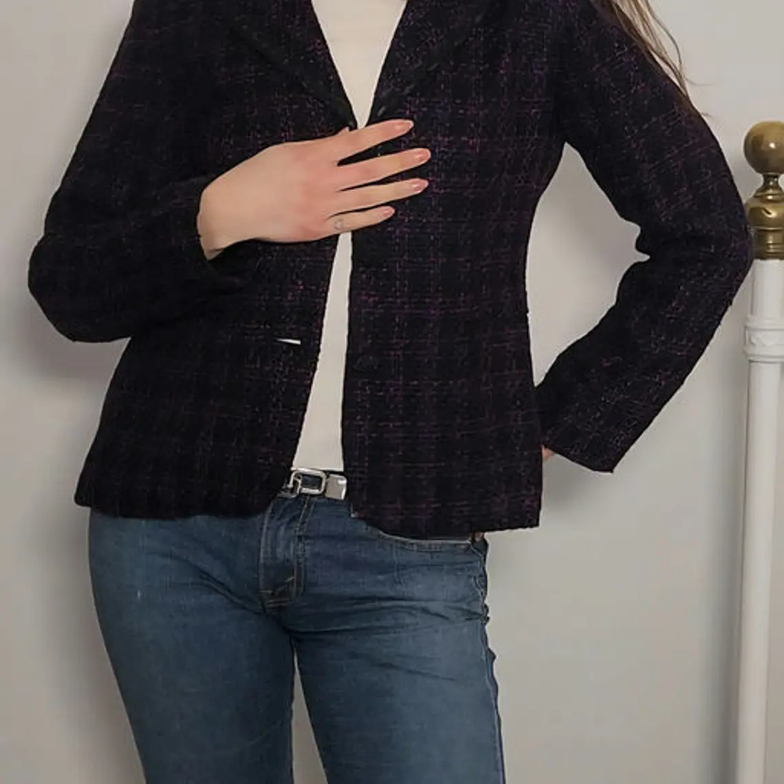 Blazer Azul, Burdeo · T-M · AB1138 1