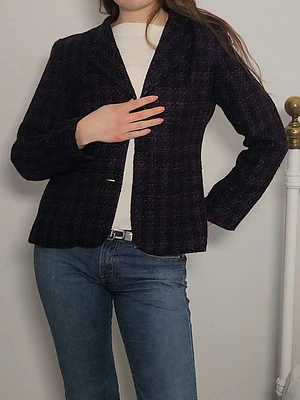 Blazer Azul, Burdeo · T-M · AB1138