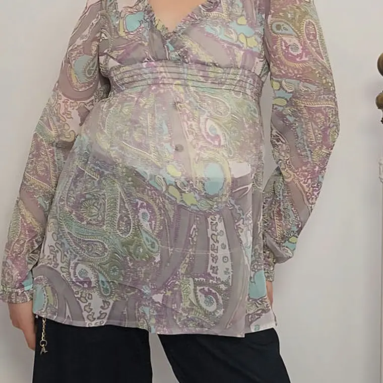 Blusa Celeste, Gris · T-S · AB1152 1