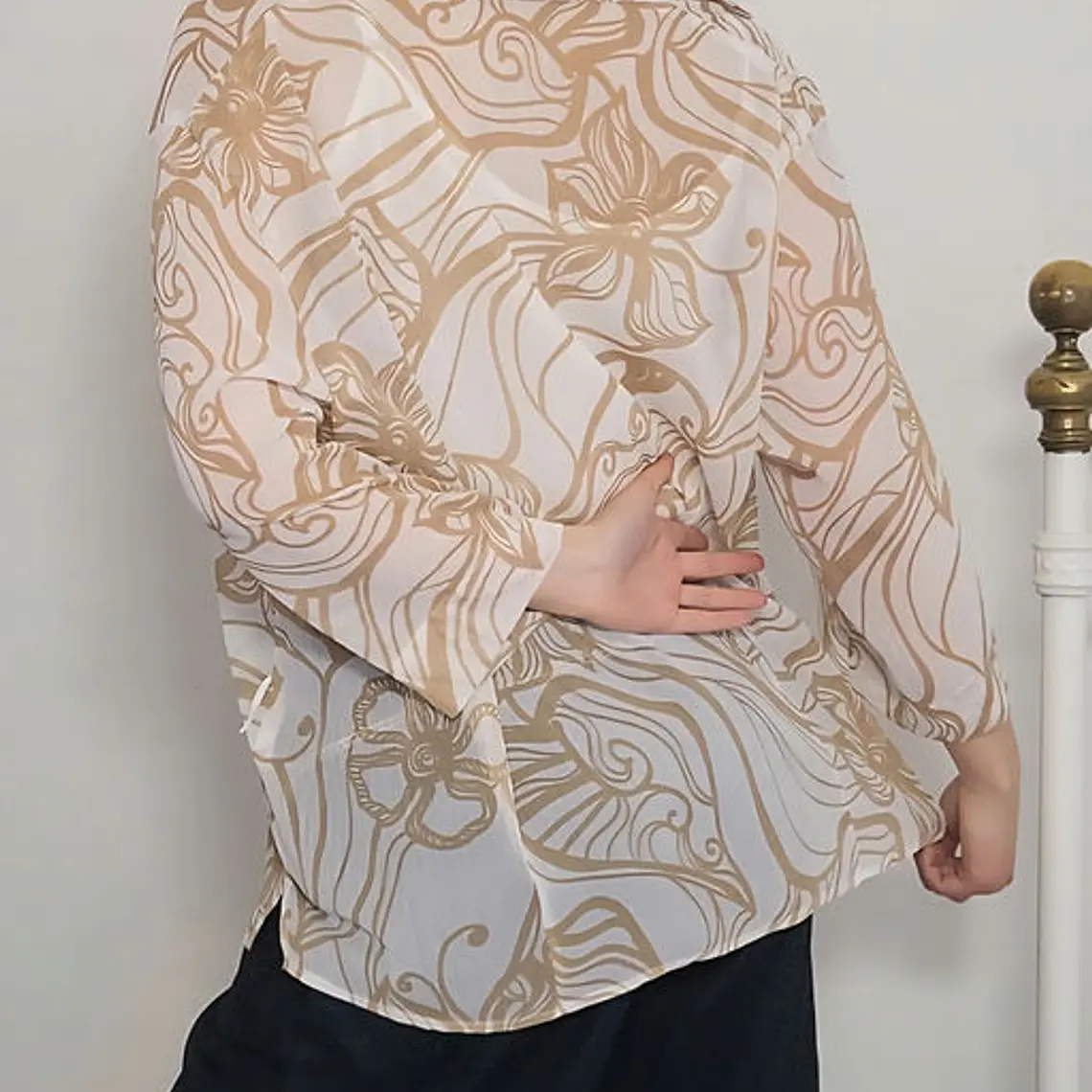 Blusa Café, Beige · T-2XL · AB1153 2