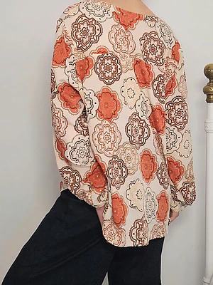 Blusa Terracota, Beige · T-2XL · AB1155