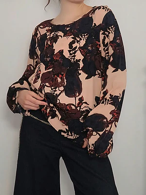Blusa Beige · T-XL · AB1156