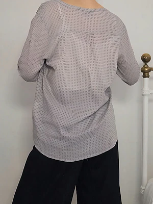 Blusa Gris · T-XL · AB1148