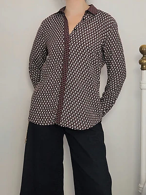 Blusa Burdeo · T-M · AB1149
