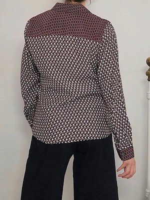 Blusa Burdeo · T-M · AB1149