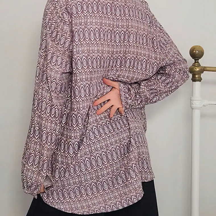Blusa Lila, Gris · T-XL · AB1151 2