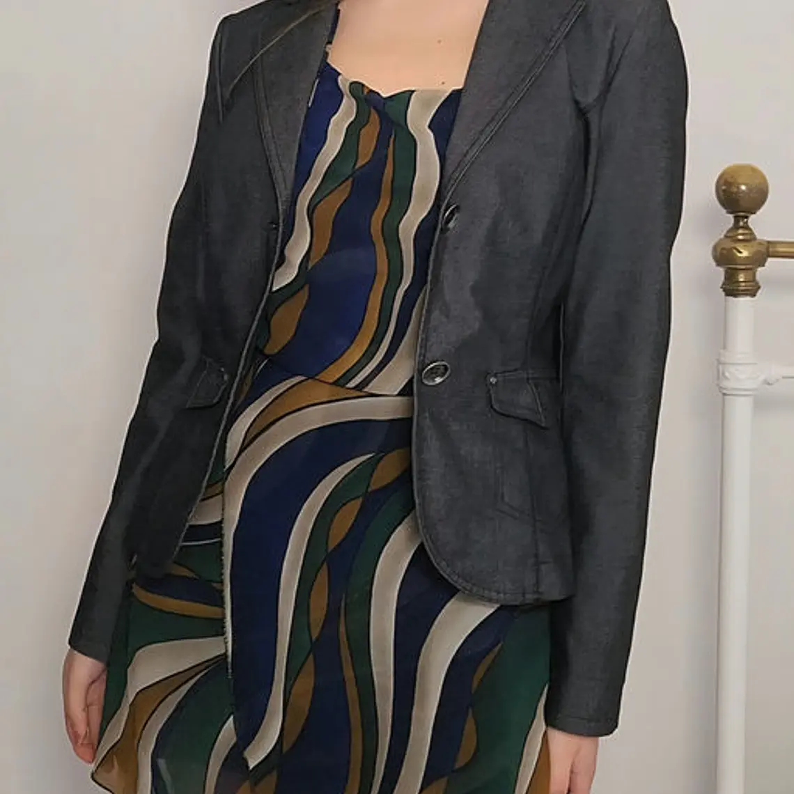 Blazer Gris · T-S · AB1161 1