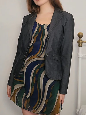 Blazer Gris · T-S · AB1161