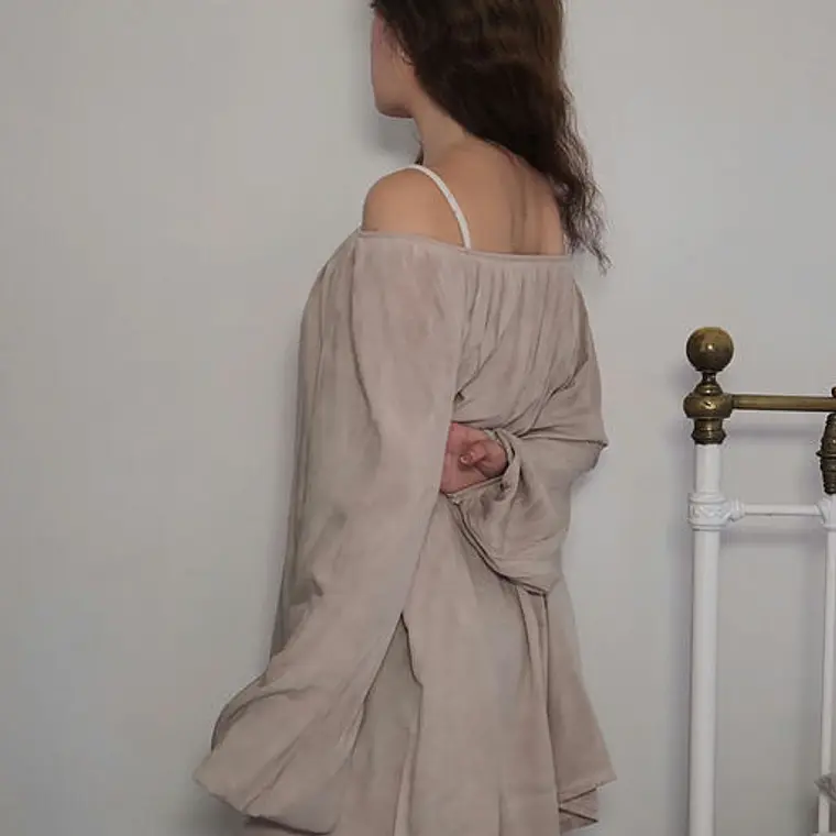 Vestido Beige · T-2XL · AB1162 2