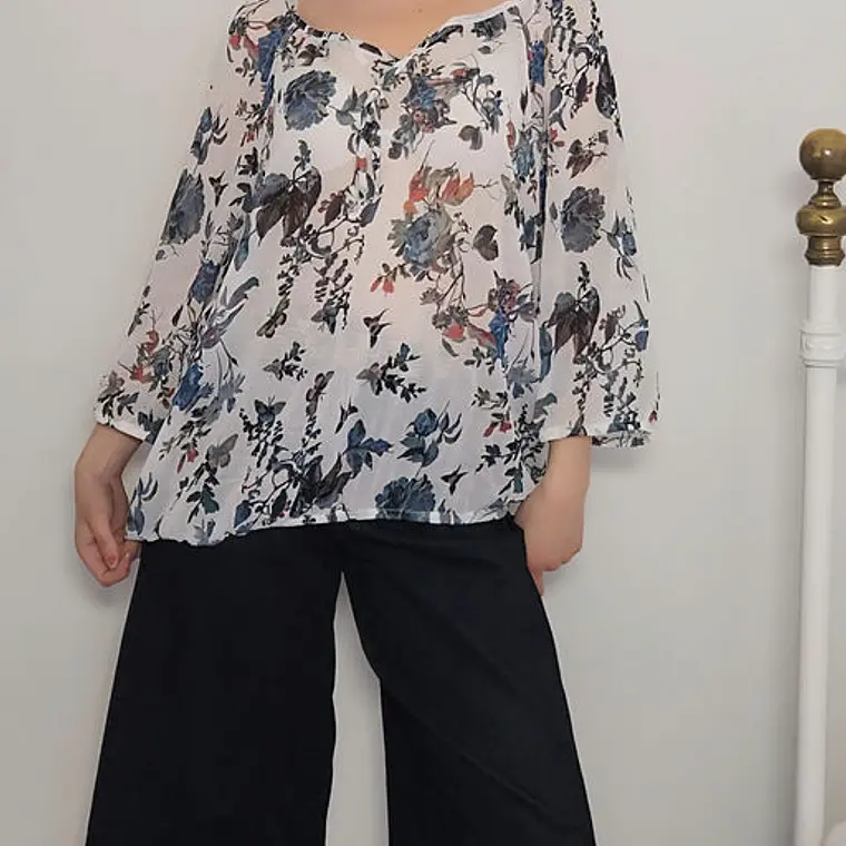 Blusa Blanco, Azul · T-2XL · AB1175 1