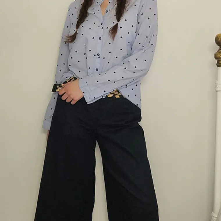 Blusa Azul · T-L · AB1177 1