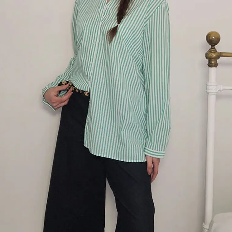 Blusa Verde, Blanco · T-XL · AB1178 1