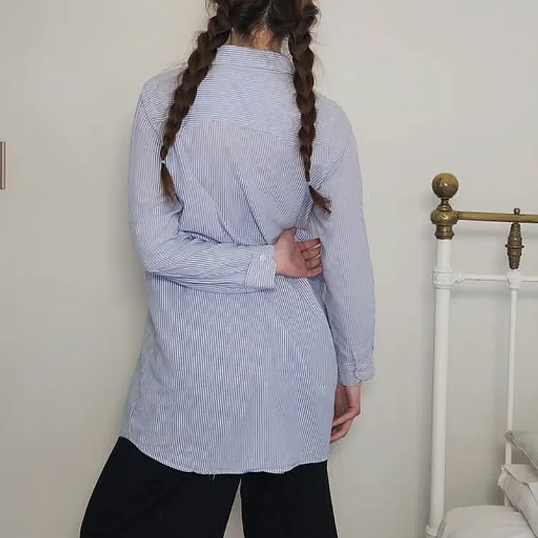Blusa Azul, Blanco · T-L · AB1180 2