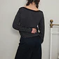 Blusa Negro, Blanco · T-L · AB1181 - Miniatura 2