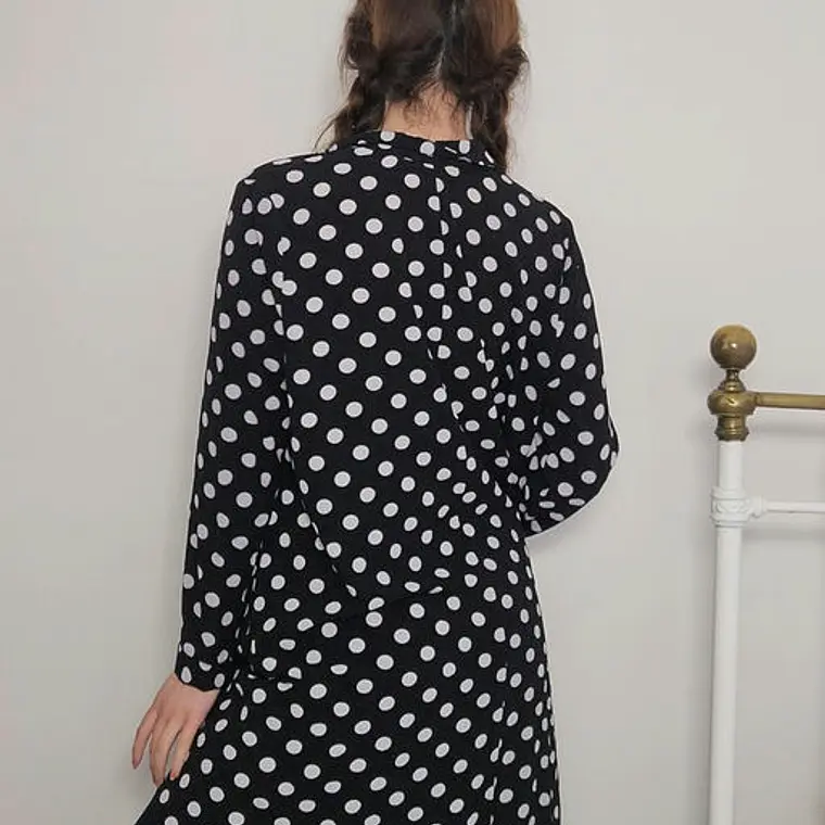 Blusón Negro, Blanco · T-2XL · AB1184 2