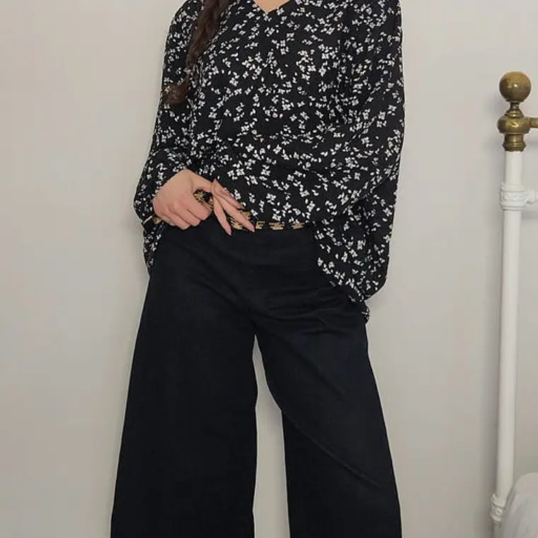 Blusa Negro, Blanco · T-2XL · AB1186 1