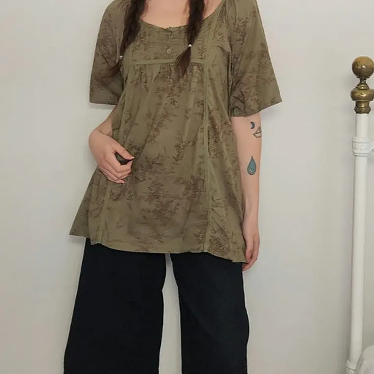 Blusa Verde, Café · T-2XL · AB1193 1