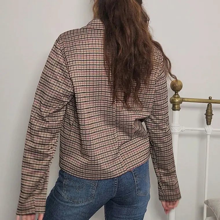 Blazer Beige, Burdeo · T-XL · AB1136 1