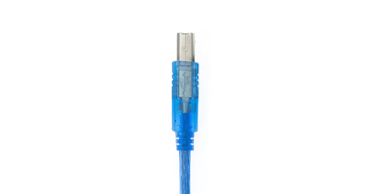 Cable USB de Datos Tipo A a Tipo B – 30 cm para Arduino UNO,