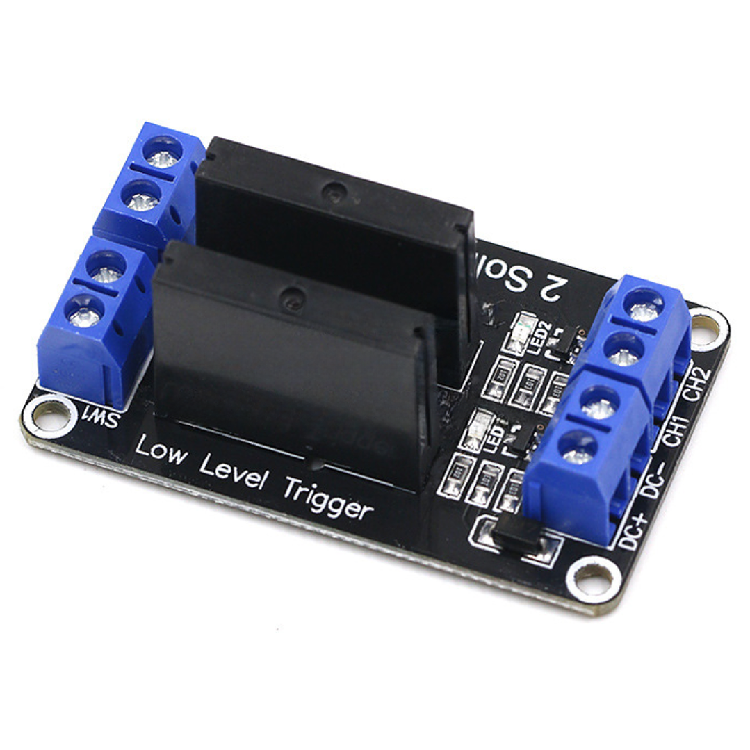 Módulo Relé Rele Relay de Estado Sólido 5V con Fusible – Control de Carga AC 240V 2A (Bajo Nivel de Activación) 4