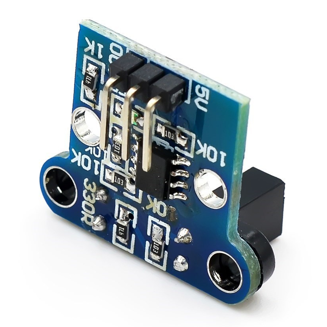 Módulo Sensor de Velocidad Óptico HC-020K con Disco Ranurado Medidor de RPM y Velocidad 3
