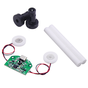 Módulo Nebulizador Ultrasónico USB Doble Cabezal Atomizador Niebla para Humidificadores, Jardinería y Proyectos DIY