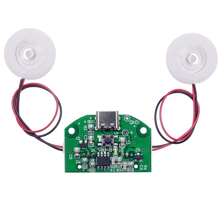 Módulo Nebulizador Ultrasónico USB Doble Cabezal Atomizador Niebla para Humidificadores, Jardinería y Proyectos DIY 3