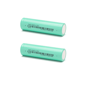 Pack × 2 Baterías EVE INR18650/33V A – 3200 mAh 3.7 V Flat Top Recargables (No Ensambladas)