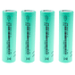 Pack × 4 Baterías EVE INR18650/33V A – 3200 mAh 3.7 V Li-ion Flat Top Industriales (Sin Ensamblar) - Miniatura 1