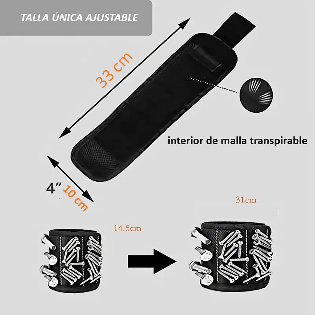 Herramientas Sostenedor Magnetico trabajo Tornillos Clavos Tuercas 4
