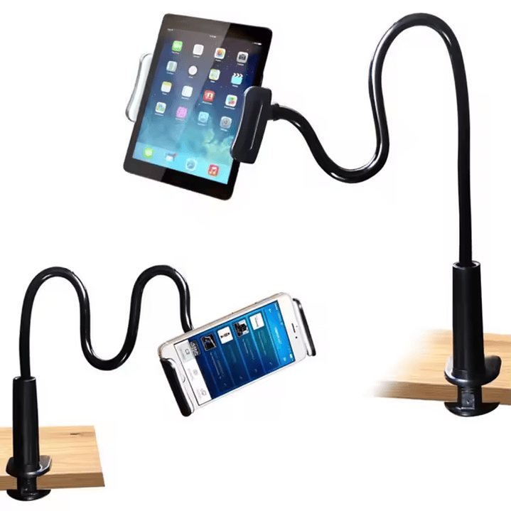 Combo 2 Soporte Base Celular Tablet iPad Iphone Ajustable Negro 1