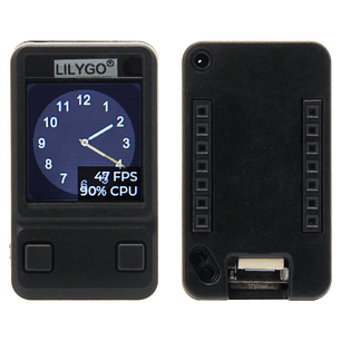 LILYGO T-QT Pro ESP32-S3 con Carcasa – Pantalla IPS 0.85” GC9A01, WiFi + Bluetooth, 4MB Flash y 2MB PSRAM