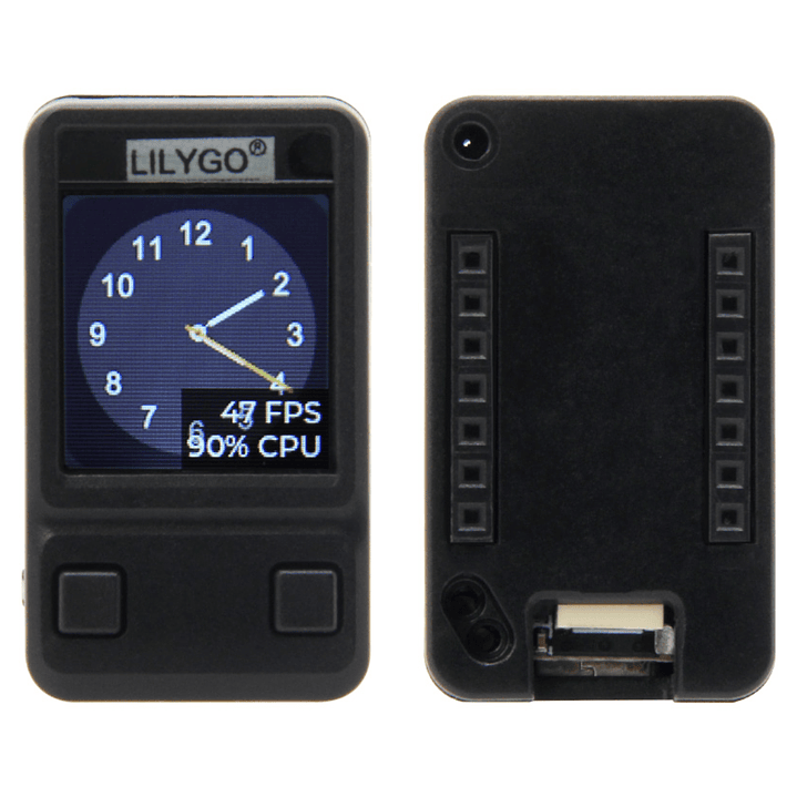 LILYGO T-QT Pro ESP32-S3 con Carcasa – Pantalla IPS 0.85” GC9A01, WiFi + Bluetooth, 4MB Flash y 2MB PSRAM 1
