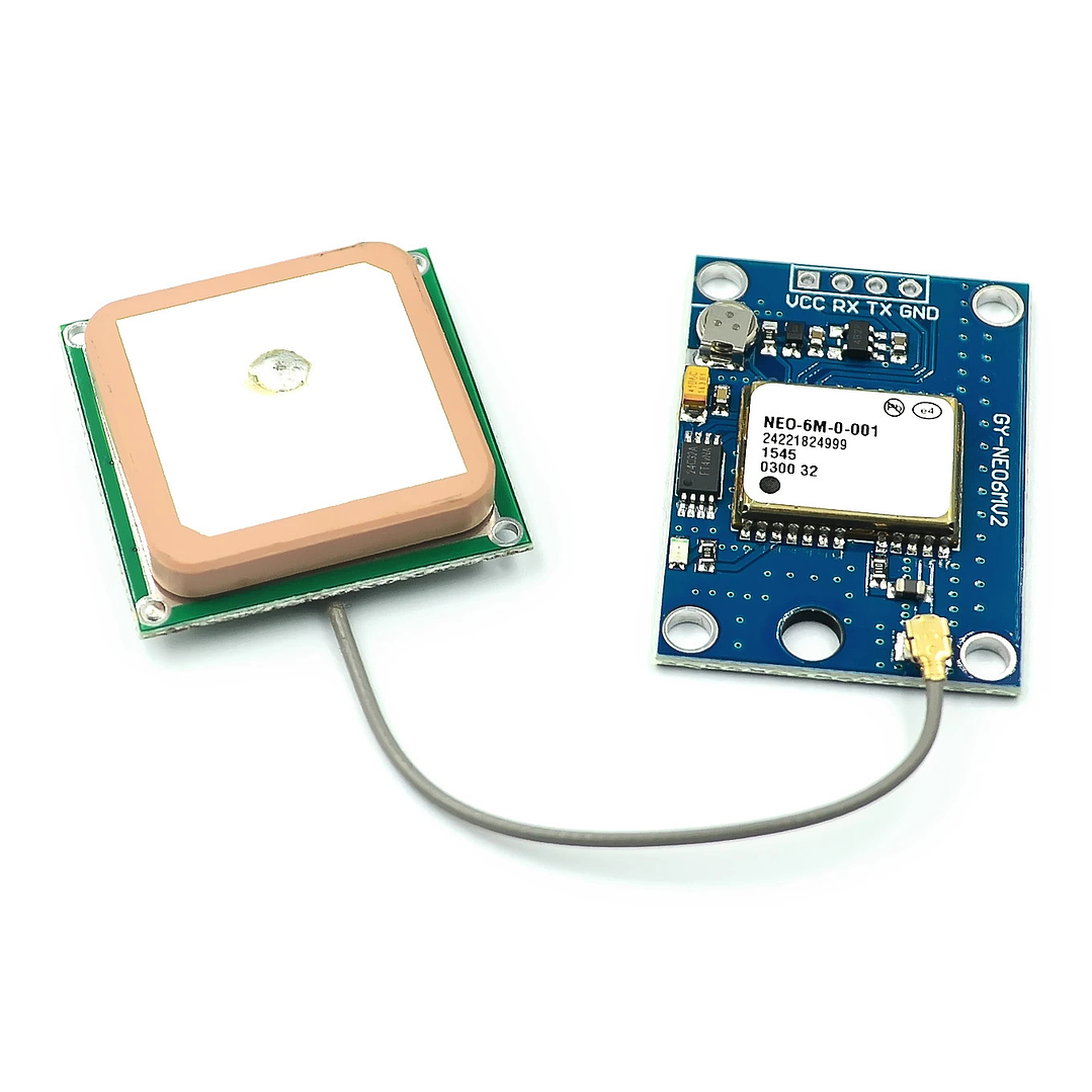 Módulo GPS GY-NEO-6M con Antena Cerámica Activa Alta Sensibilidad y Compatible con Arduino y Raspberry Pi 1