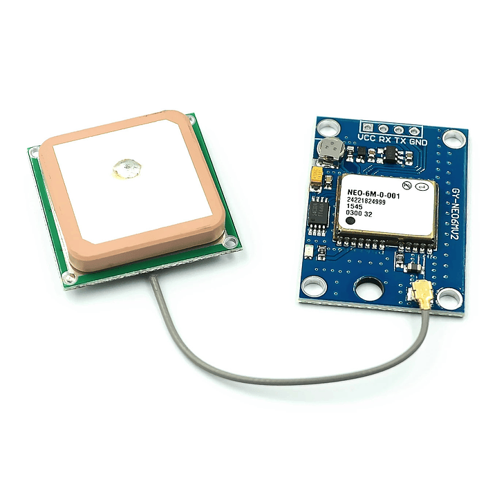 Módulo GPS GY-NEO-6M con Antena Cerámica Activa Alta Sensibilidad y Compatible con Arduino y Raspberry Pi 1