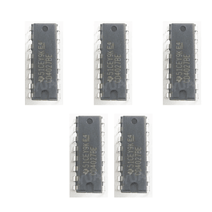 Pack x5 CD4027BE – Circuito Integrado Flip-Flop J-K Dual DIP16 | Electrónica Digital