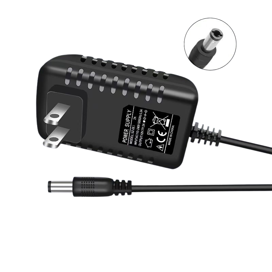 Fuente de Poder 12V 2A DC 5.5mm – Cargador Adaptador Estabilizador 4