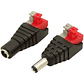 Conectores DC 5.5×2.1 mm Macho + Hembra sin Soldar Terminal de Presión Hasta 200W Par de Conexión Rápida - Miniatura 1