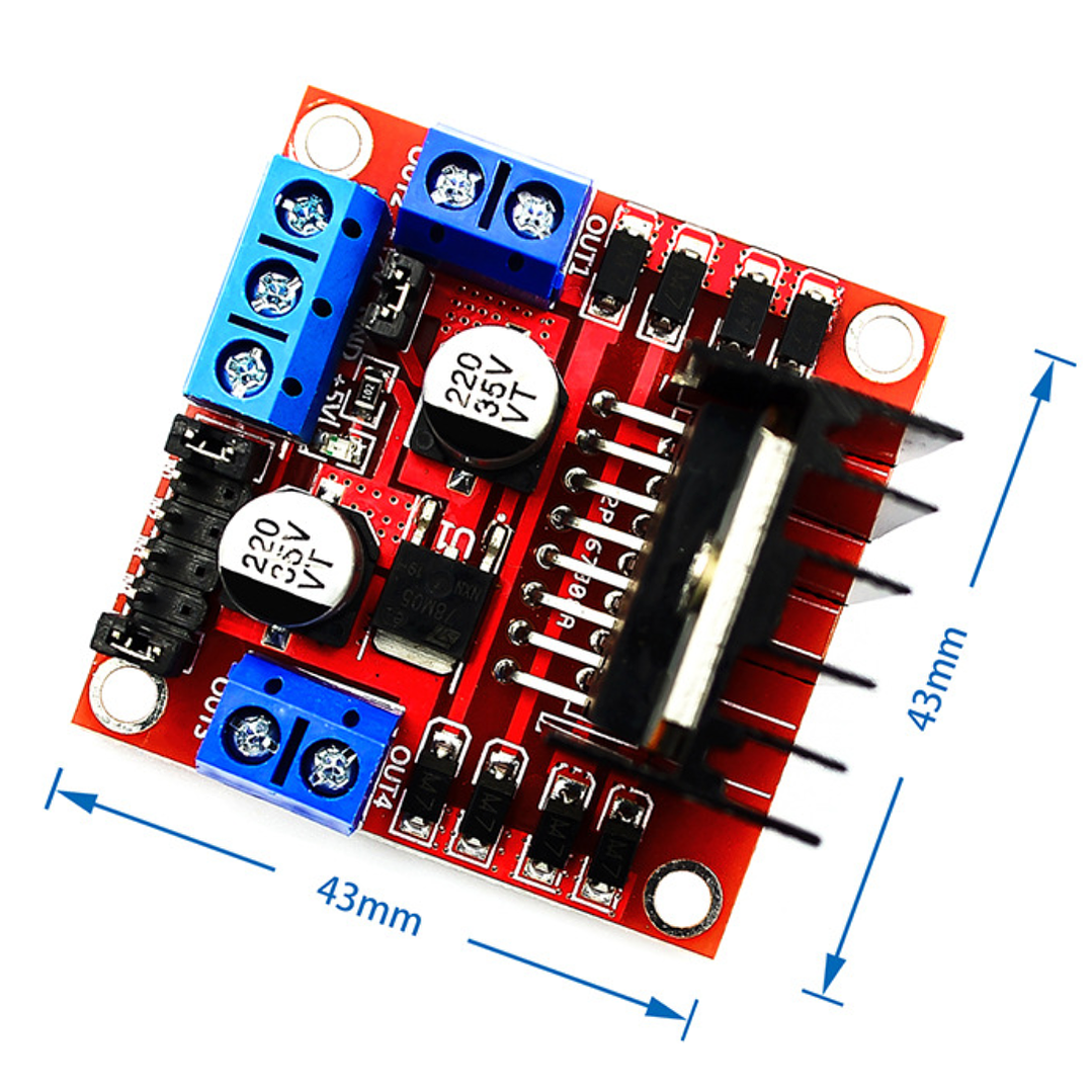 Módulo Driver Motor L298N Doble Puente H 5V–35V 4