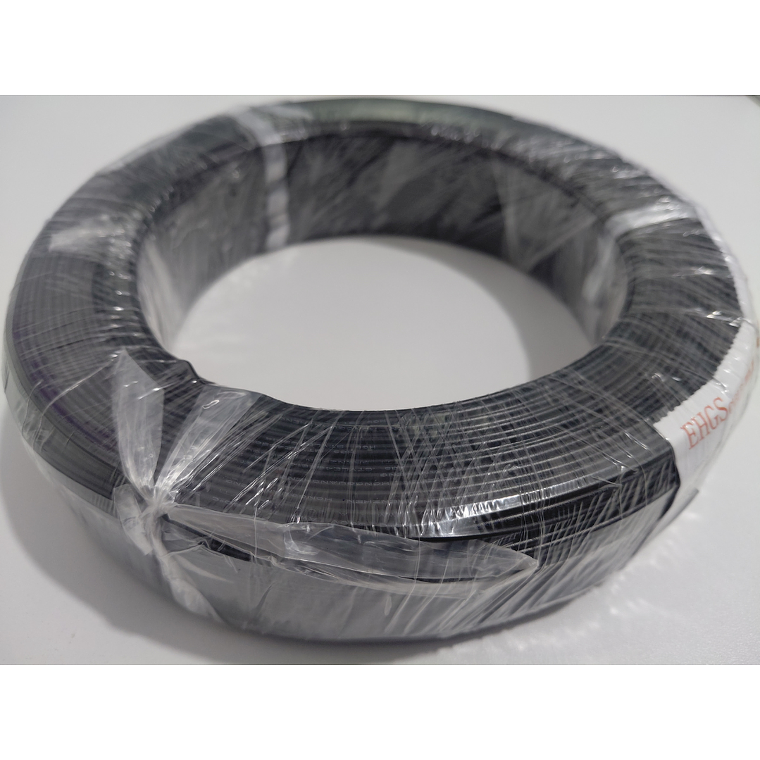 Cable Eléctrico PVC 22 AWG Negro Rollo 295 m Cobre Estañado 7