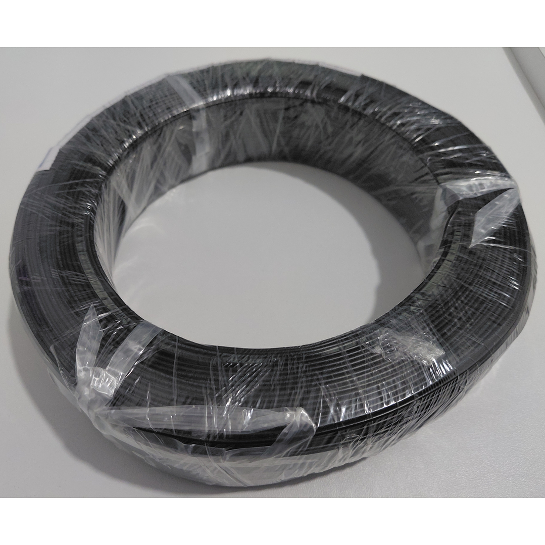 Cable Eléctrico PVC 22 AWG Negro Rollo 295 m Cobre Estañado 8
