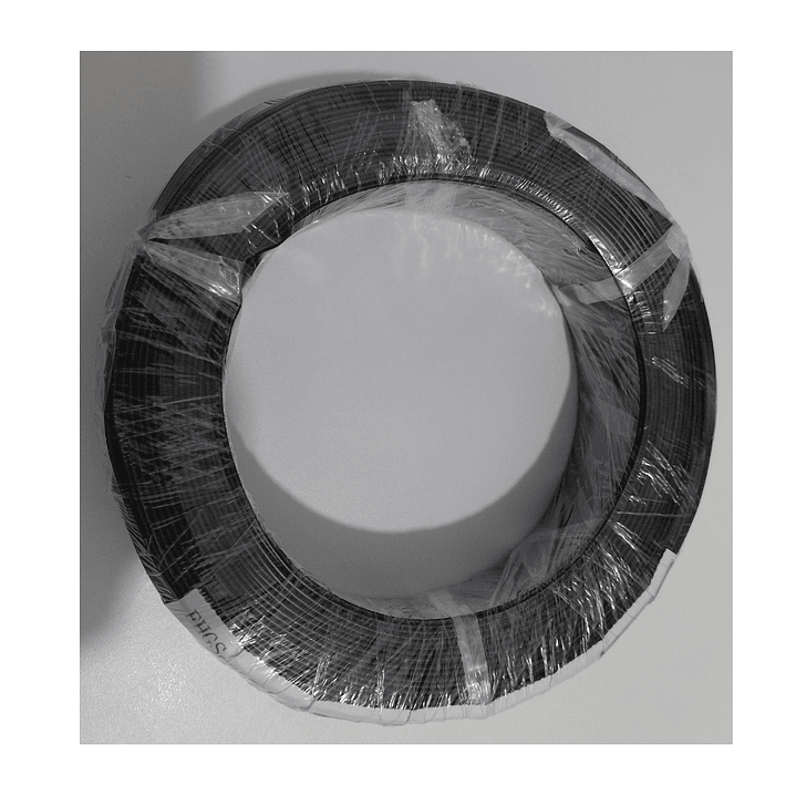 Cable Eléctrico PVC 22 AWG Negro Rollo 295 m Cobre Estañado 9