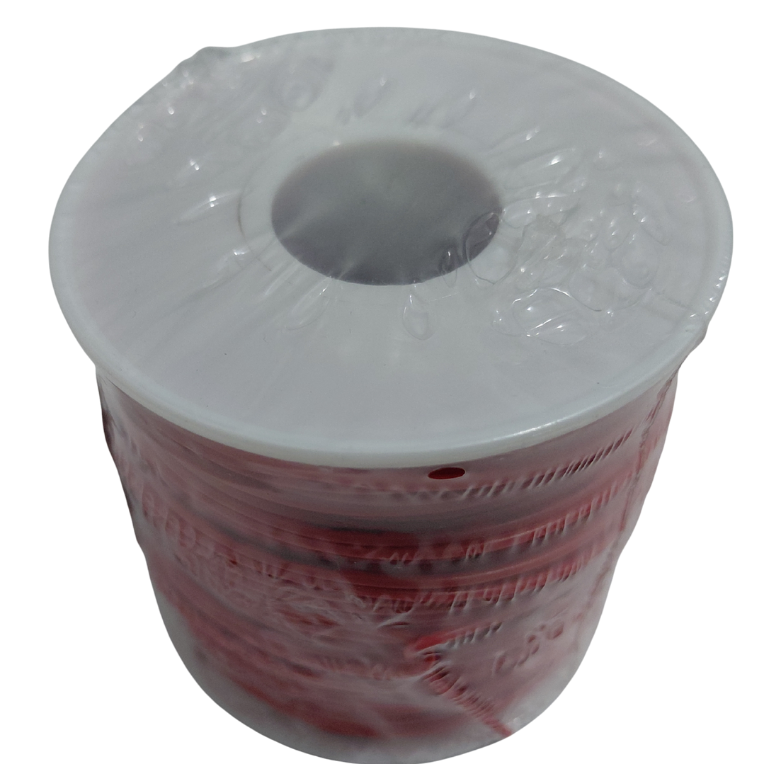 Cable Eléctrico PVC 1007 26AWG Rojo Cobre Estañado Rollo 70 m 300V 3