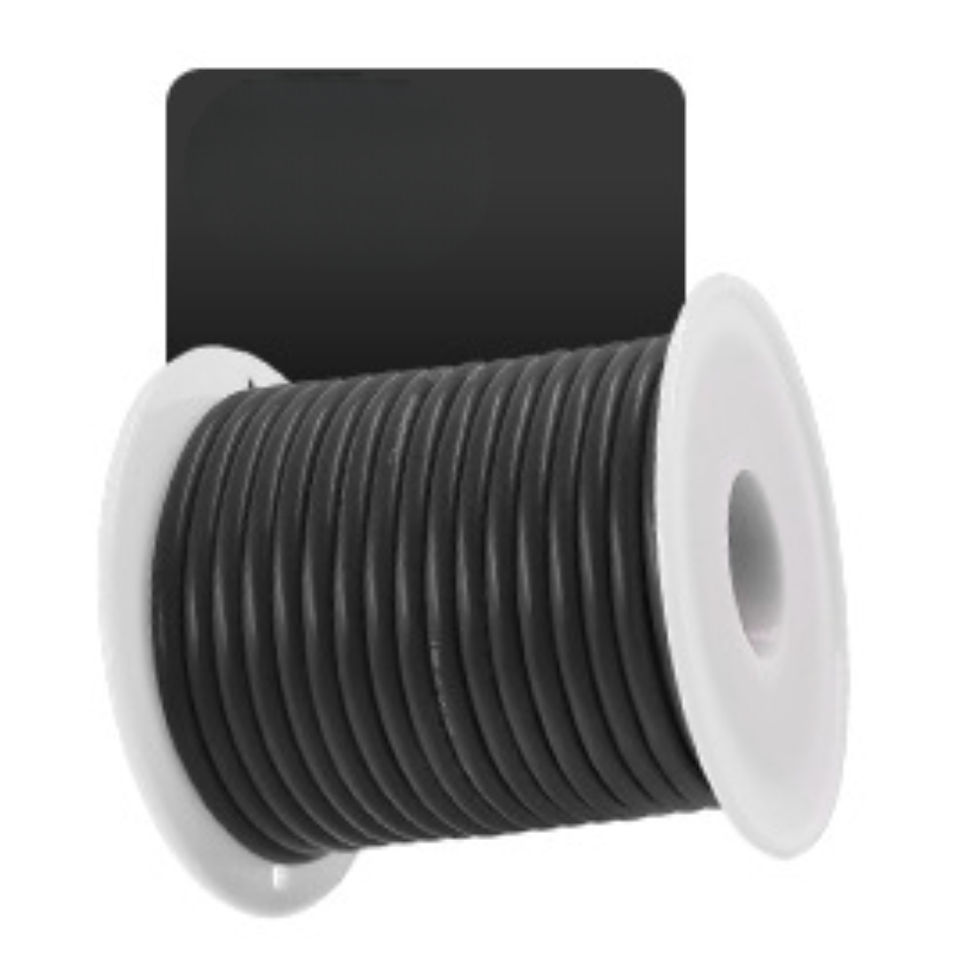Cable Eléctrico PVC 1007 26AWG Negro Cobre Estañado Rollo 70 m 300V 1